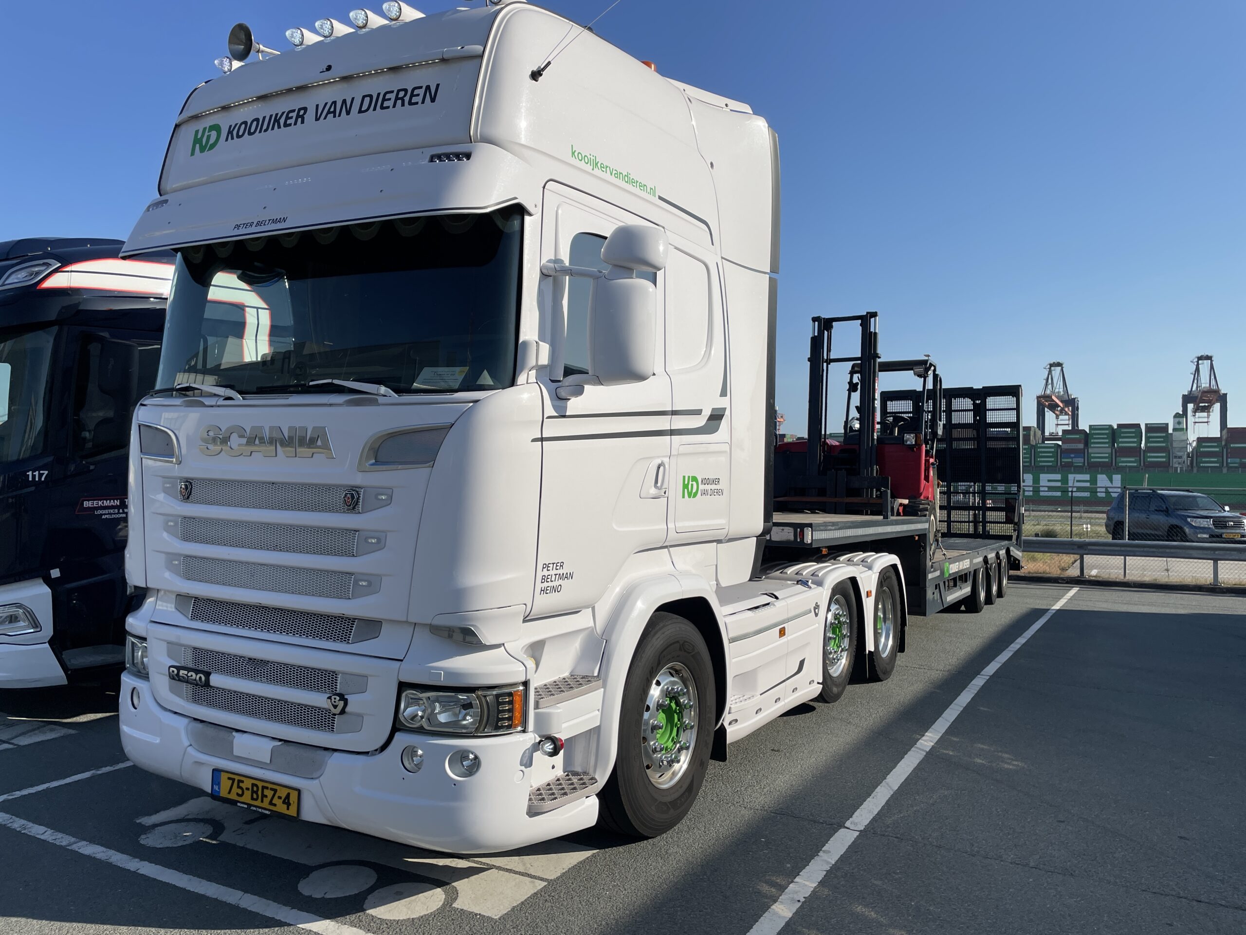 Scania trekker van Peter Beltman Transport