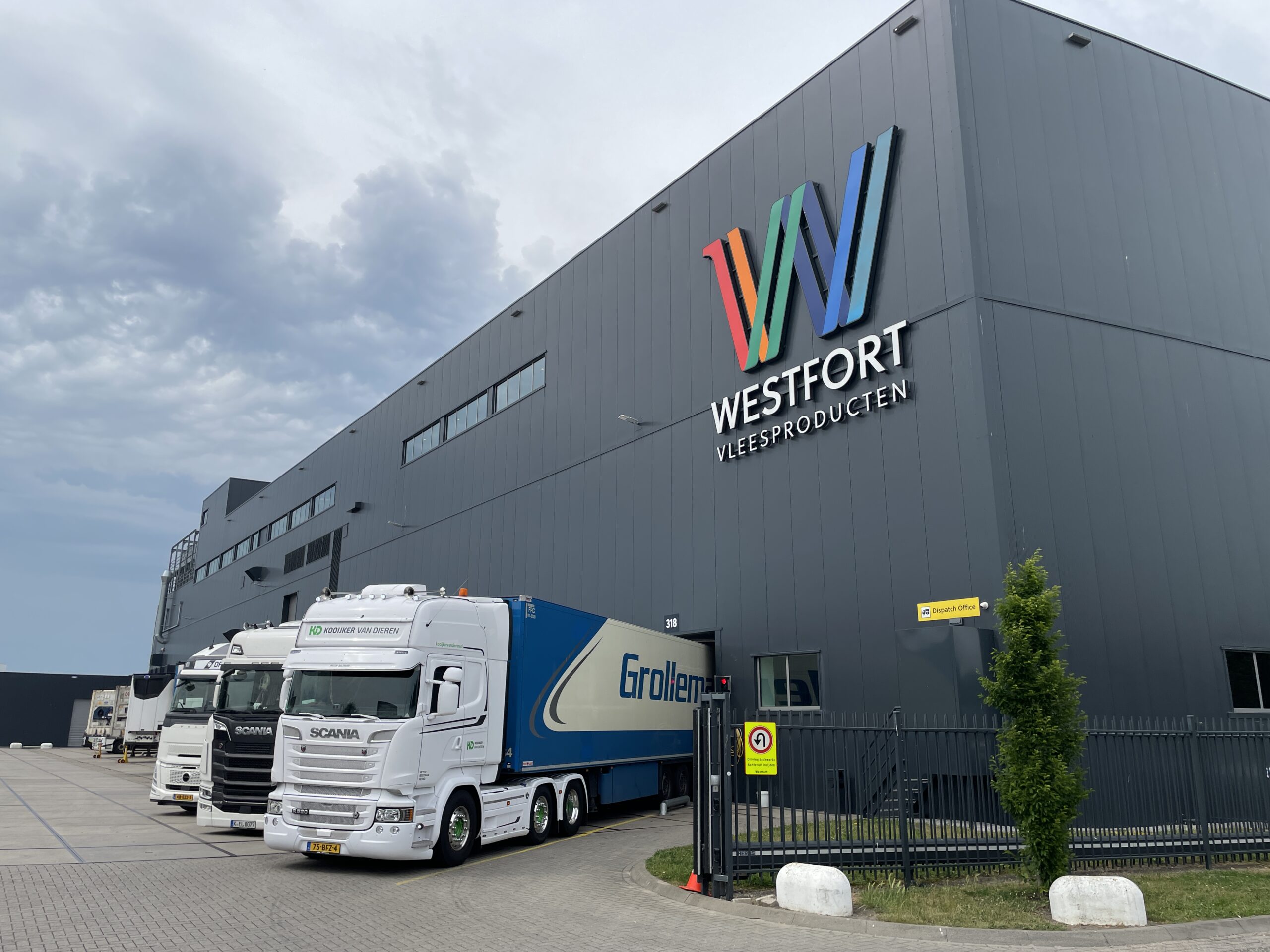 Transport van landbouwmachines in Overijssel