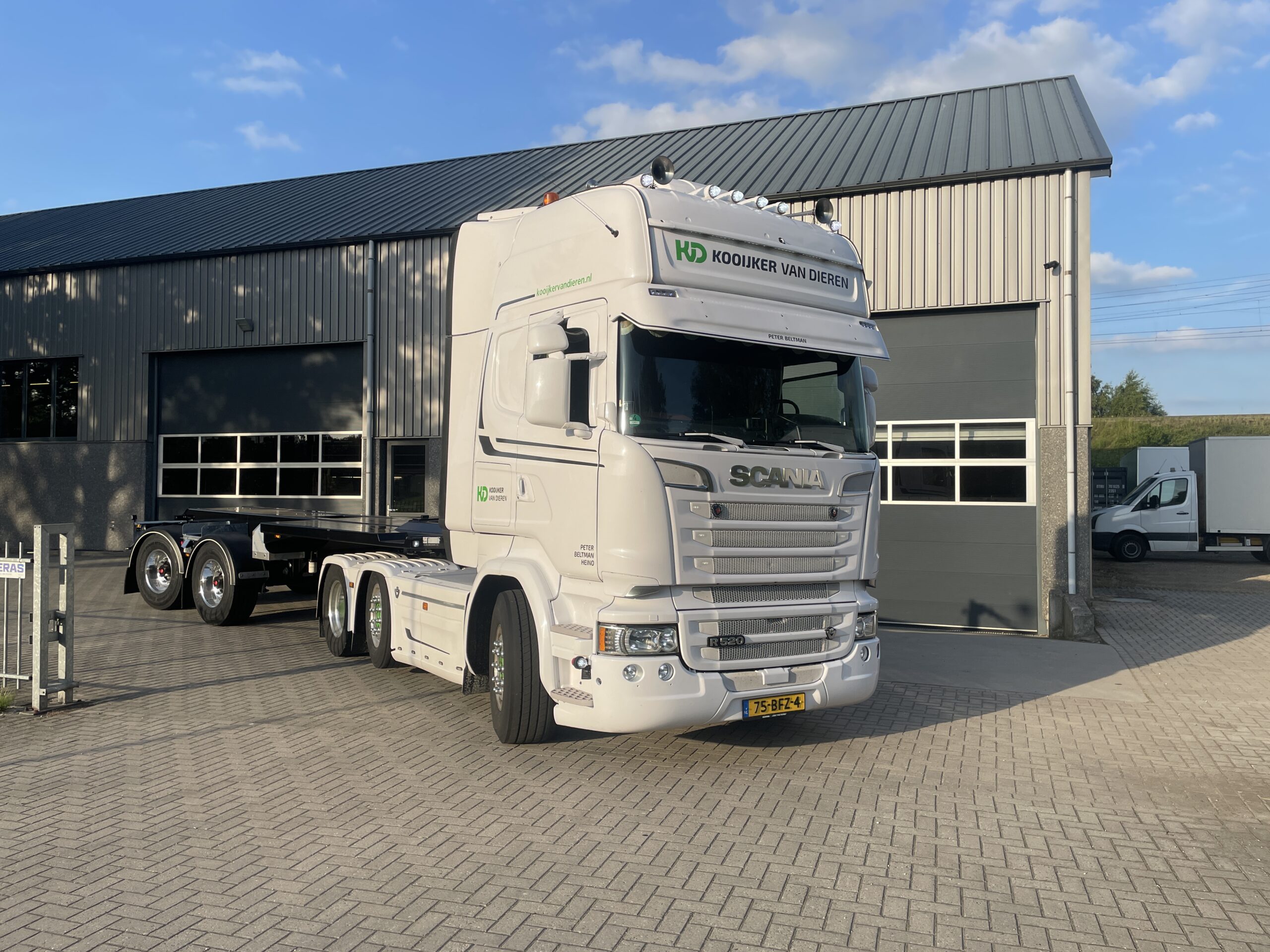 Vrachtwagen van Peter Beltman Transport